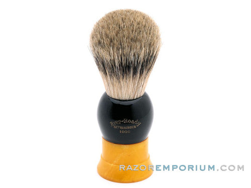 Ever-Ready 100S Vintage  Badger Shave Brush | Set in Rubber