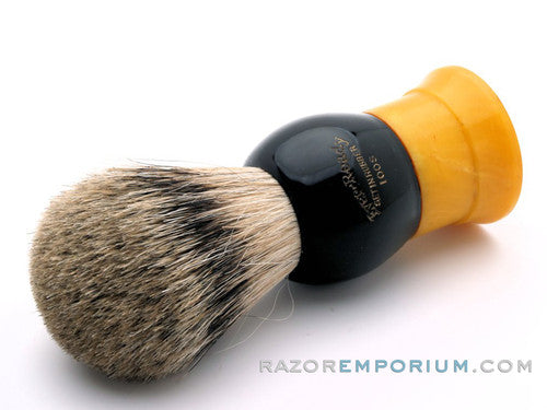 Ever-Ready 100S Vintage  Badger Shave Brush | Set in Rubber