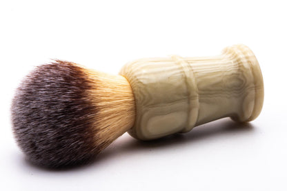 RazoRock | Marble Cream Plissoft Synthetic Shaving Brush - 24mm | Pre-Owned
