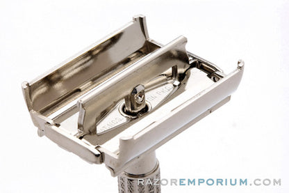1959 Gillette Regular Flair Tip Super Speed Safety Razor Factory Nickel Revamp