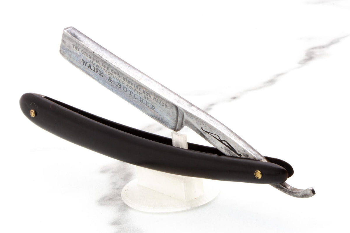 5/8" Vintage Restored Wade & Butcher Hollow Ground "Bow Razor" Straight Razor