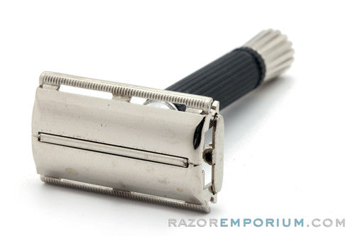 1970 Gillette Black Handle Super Speed Safety Double Edge Razor P4