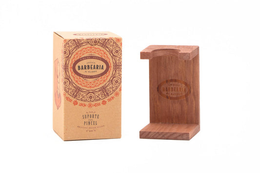 Antiga Barbearia de Bairro Shaving Brush Wooden Holder