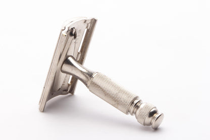 1940's Gillette Ball End Tech Travel Double Edge Safety Razor  | Original Condition