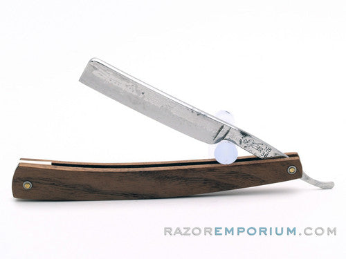 4/8 Kraut & Dohnal No. 36 Straight Razor w/ Black Walnut Scales | Germany