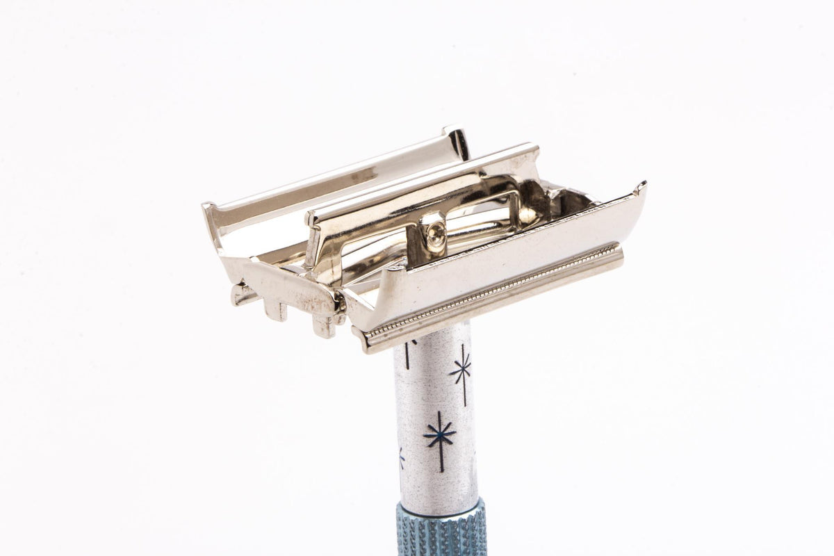 Gillette Razor Stars 1967 M2 Gillette Blue Star Lady Gillette DE Safety Razor | Original Co ...
