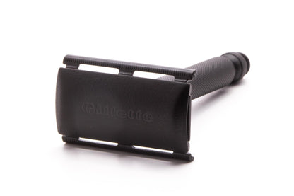 1968 N2 Gillette Ball End Tech Double Edge Safety Razor | Black Powder Coat