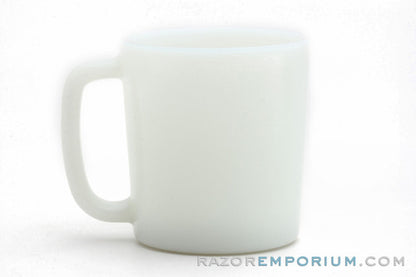 1950's Tally Ho  Vintage Milk Glass Horse Drawn Carriage Shave Mug