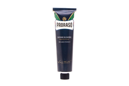 Proraso Shaving Cream | Blue Protective & Moisturizing Aloe & Vitamin E in Tube
