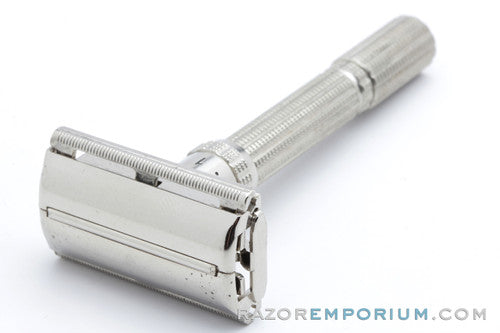 1966 Gillette Slim Adjustable DE Safety Razor L1 Good