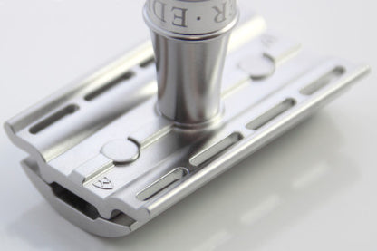 Edwin Jagger 3ONE6 Stainless Steel Safety Razor - Knurled Handle