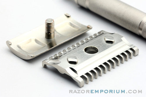 1930's Gillette Goodwill DE Safety Razor | Factory Nickel Reavmp