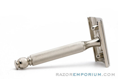 1950's Star Gillette Hybrid DE Safety Razor USA | Factory Nickel Revamp