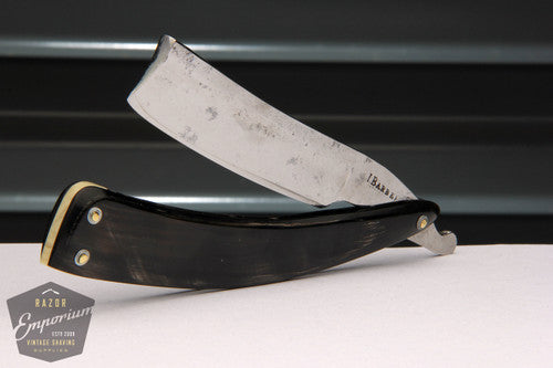 7/8" I. Barber Stub Tail Wedge w/ Custom Horn Scales | Sheffield, England