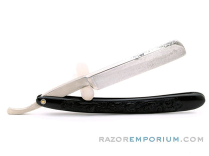9/16"  Said Shaheen & Bros. Warranted #125 1/2 Vintage Straight Razor w/ Original Scales