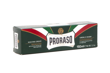 Proraso Shaving Cream | Green Refresh Eucalyptus & Menthol in Tube