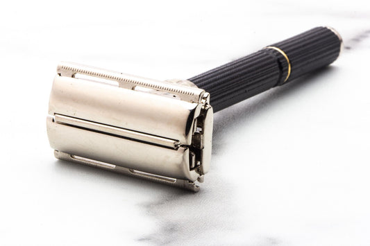 1970 P2 Gillette Super Adjustable 109 Double Edge Safety Razor | Factory Nickel Revamp