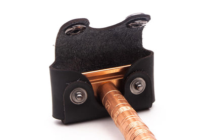 Henson Shaving | Black Leather Head Cover/Sheath for AL13 & Titanium Razors