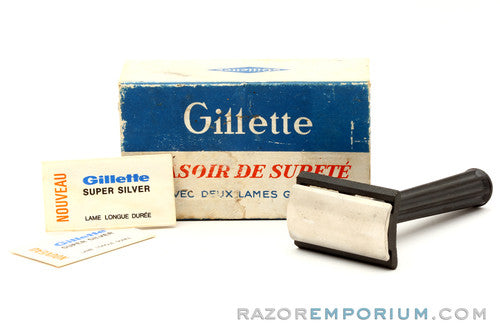 Gillette Rasoir De Surete Safety Razor w/ Box & Blades | Made in England