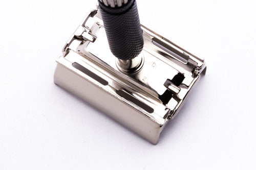 1983 Gillette Black Handle Super Speed DE Safety Razor D2