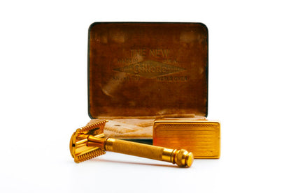 1930's Gillette NEW Windsor DE Safety Razor Set