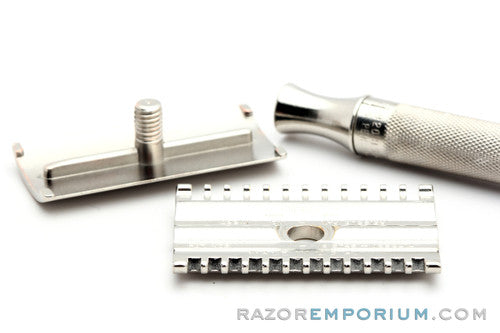 1930's Gillette NEW Short Comb Razor Factory Nickel Revamp
