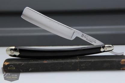 5/8" J. Reuleaux  Straight Razor Half Hollow in Original Case || Solingen, Germany