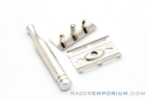 1950's Star DE Safety Razor USA | Factory Nickel Revamp