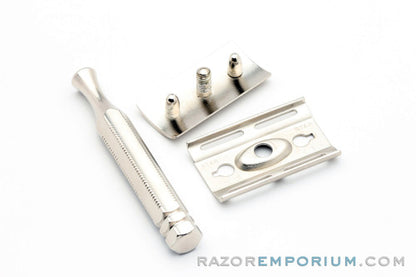 1950's Star DE Safety Razor USA | Factory Nickel Revamp