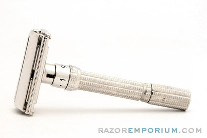 1966 Gillette L2 Slim Adjustable Safety Razor Rhodium Revamp