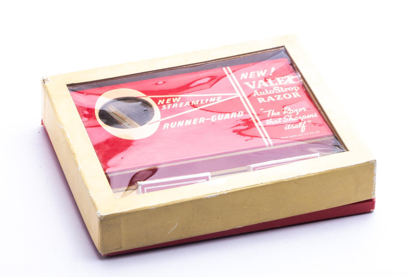 1930's Valet Auto Strop Razor Set w/ Original Cardboard Box | New Old Stock