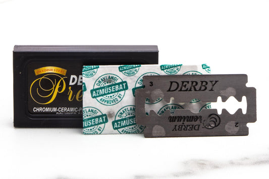 Derby Premium Platinum Double Edge (DE) Razor Blades