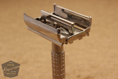 Gillette 1963 Flair Tip DE Super Speed Razor * Nickel REVAMPED