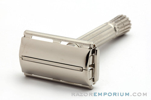 1958 Gillette TV Special Super Speed Safety Razor D3 | Factory Nickel Revamp