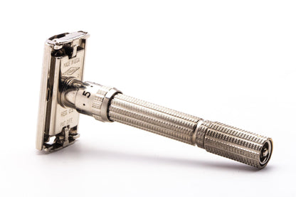 1963 I2 Gillette Slim Adjustable Double Edge TTO Safety Razor Set | Original Condition