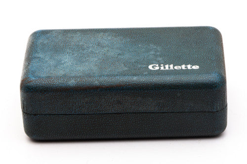 1950's Gillette British Rocket Safety Razor With Blue Case | Original Condition