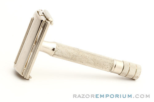 1941 Gillette Ranger Tech TTO Safety Razor Set w/ Case & Blades