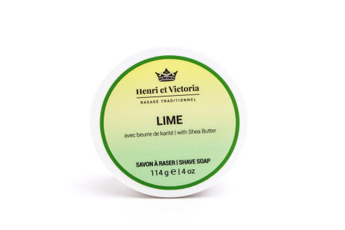 Henri et Victoria Shave Soap | Lime