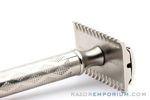 1930's Gillette New Deluxe Criterion Safety Razor Set | Factory Nickel Revamp