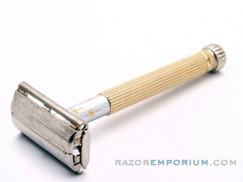 1965 K1 Gillette Champagne Star Lady Gillette DE Safety Razor