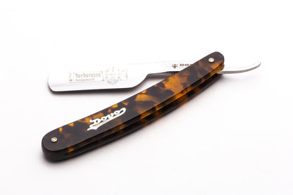 5\8" DOVO Barbarossa Short Round Tip Swedish Steel Hollow Ground Straight Razor