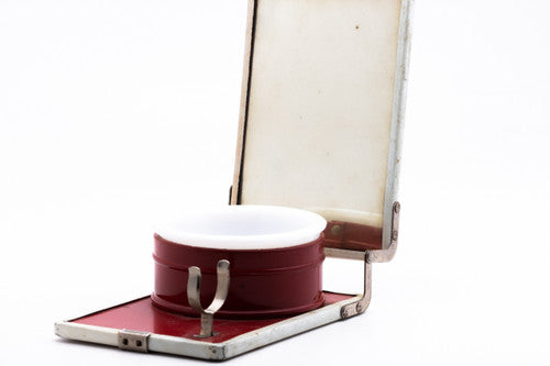 Vintage Travel Shaving Bowl and Stand