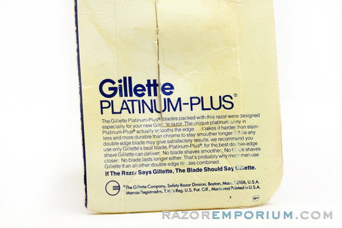 1973 Gillette Spiral Ball End Tech Razor NOS
