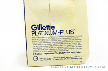 1973 Gillette Spiral Ball End Tech Razor NOS