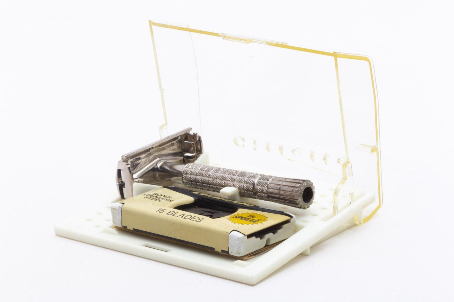 1955 A1 Gillette Flare Tip Super Speed Safety Razor Set | Original Condition