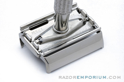 1954 Gillette TTO  Flare Tip DE Safety Razor | Factory Nickel Revamp