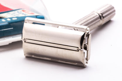 1965 K4 Gillette Slim Adjustable Safety Razor Set | Original Condition