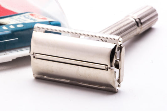 1965 K4 Gillette Slim Adjustable Safety Razor Set | Original Condition