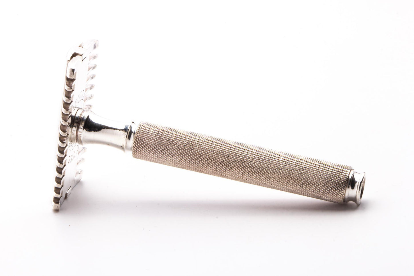 Apollo 3 Piece Open Comb Double Edge Razor with Leather Case & Blade Banks | Original Condition