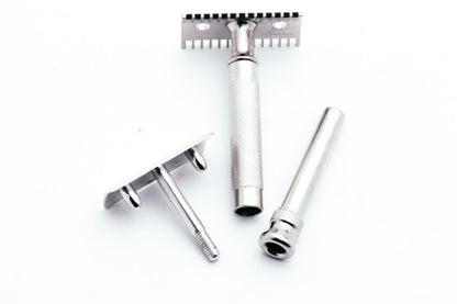 Gillette Fluted Tip Aristocrat Double Edge Safety Razor | Nickel Revamp